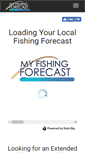 Mobile Screenshot of myfishingforecast.net